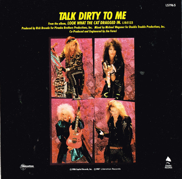 Poison (3) : Talk Dirty To Me (7", Single, Pic)