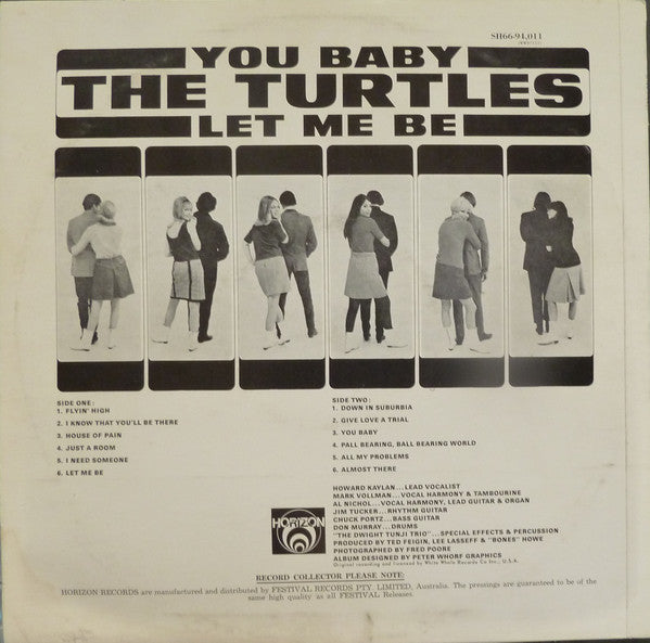 The Turtles : You Baby (LP, Album, RE)