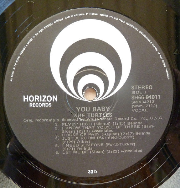 The Turtles : You Baby (LP, Album, RE)