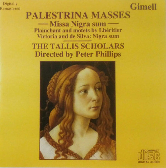 Palestrina* - The Tallis Scholars Directed By Peter Phillips (2) : Palestrina Masses: Missa Nigra Sum (CD, Album, RE, RM)