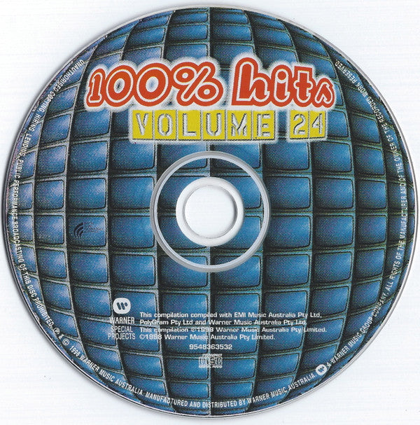 Various : 100% Hits Volume 24 (CD, Comp)