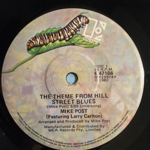 Mike Post Featuring Larry Carlton : The Theme From Hill Street Blues (7", Single)