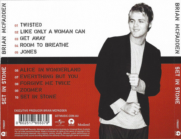 Brian McFadden : Set In Stone (CD, Album)