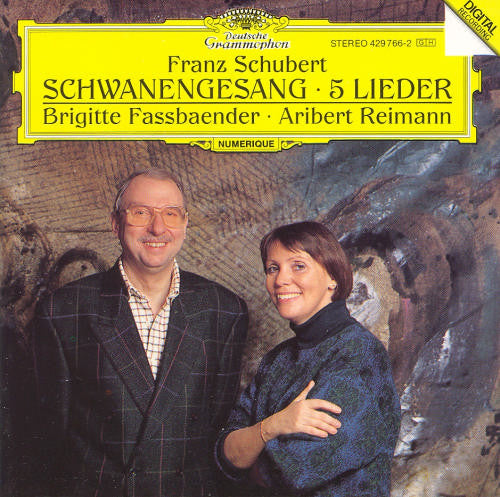 Franz Schubert, Brigitte Fassbaender · Aribert Reimann : Schwanengesang · 5 Lieder (CD)
