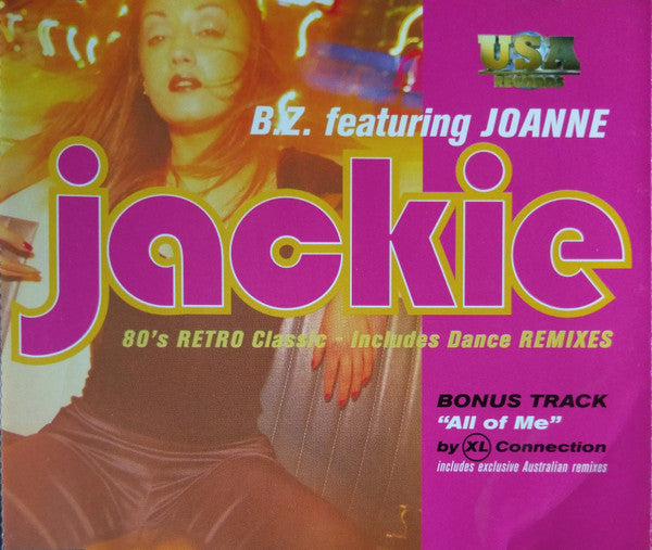 B.Z. Featuring Joanne (2) : Jackie (CD, Single)