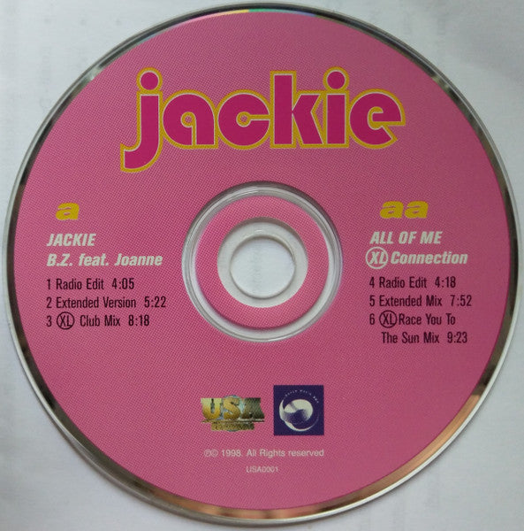 B.Z. Featuring Joanne (2) : Jackie (CD, Single)