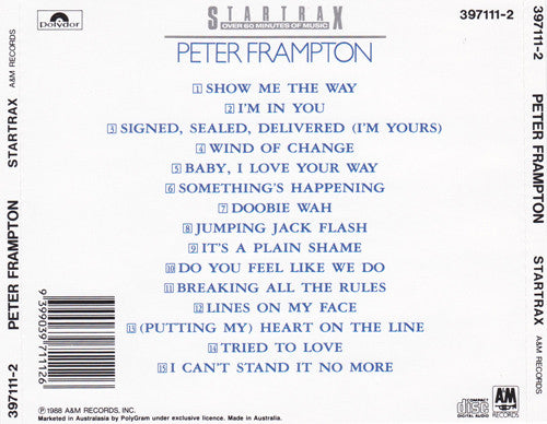 Peter Frampton : Startrax (CD, Comp, RP, Tec)