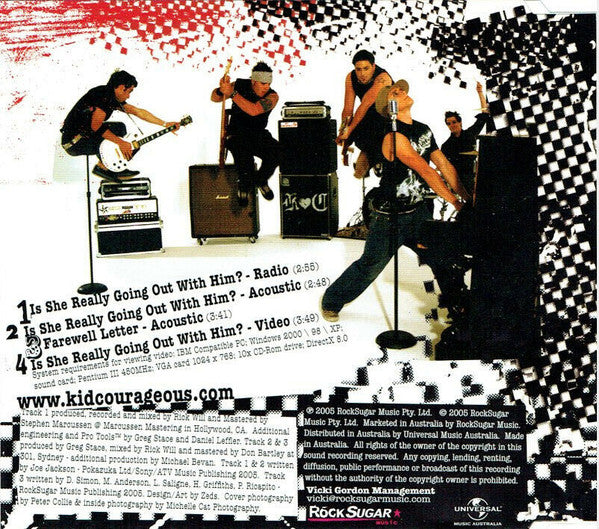 Kid Courageous : Is She Really Going Out With Him? (CD, Single, Enh)