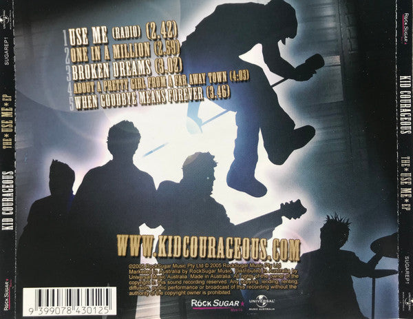 Kid Courageous : The Use Me EP (CD, EP)