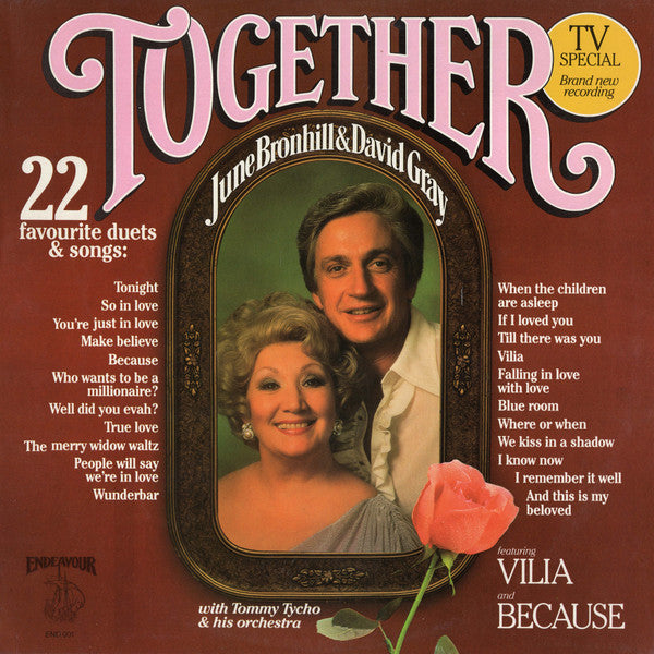June Bronhill & David Gray (10) : Together (LP, Album)