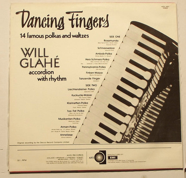 Will Glahé : Dancing Fingers (LP)
