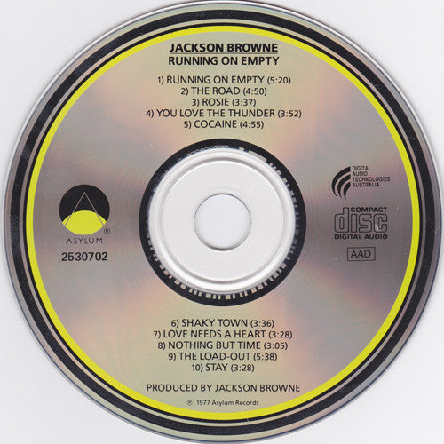 Jackson Browne : Running On Empty (CD, Album)