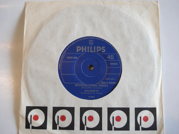 Nazareth (2) : Broken Down Angel (7", Single, Mono)