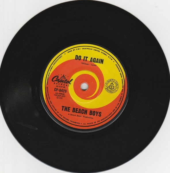The Beach Boys : Do It Again (7", Single, Mono)