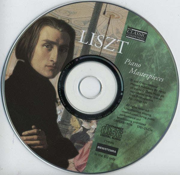 Franz Liszt : Piano Masterpieces (CD, Comp)