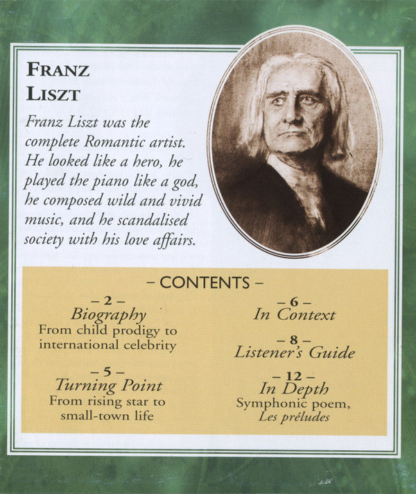 Franz Liszt : Piano Masterpieces (CD, Comp)