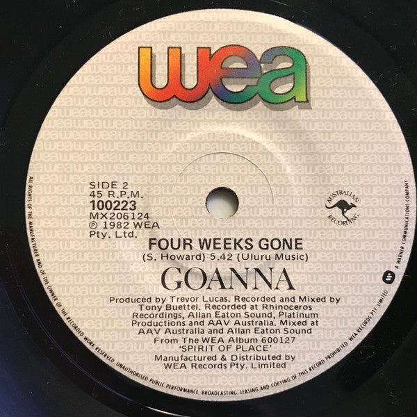 Goanna : Solid Rock (7", Single)
