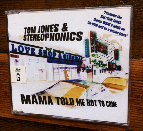 Tom Jones & Stereophonics : Mama Told Me Not To Come (CD, Maxi, Enh)