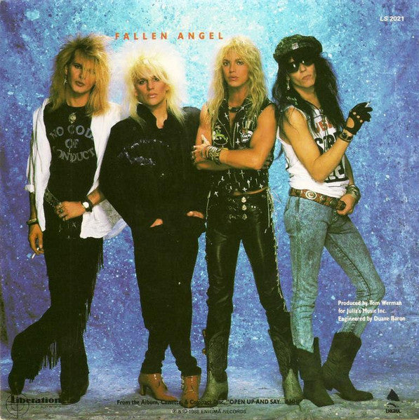 Poison (3) : Fallen Angel (7", Single)