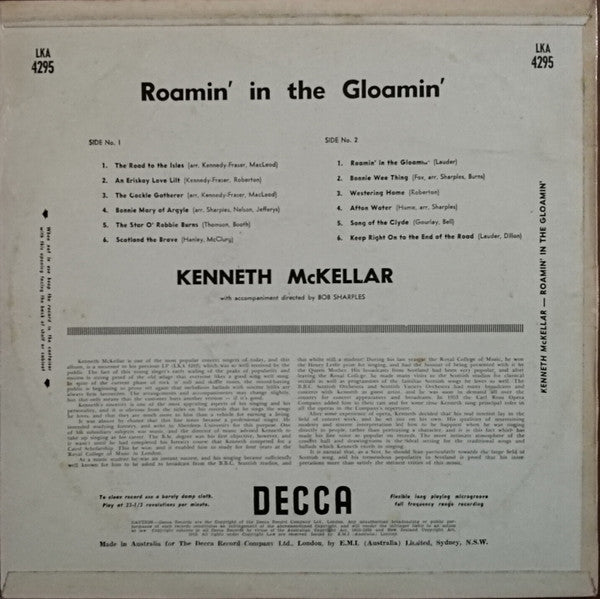 Kenneth McKellar : Roamin' In The Gloamin' (LP)