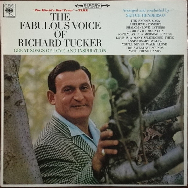 Richard Tucker (2) : The Fabulous Voice Of Richard Tucker - Great Songs Of Love And Inspiration (LP)