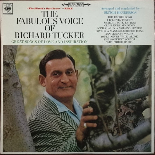 Richard Tucker (2) : The Fabulous Voice Of Richard Tucker - Great Songs Of Love And Inspiration (LP)