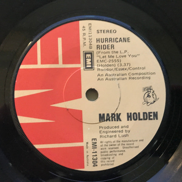 Mark Holden : Last Romance (7", Single)