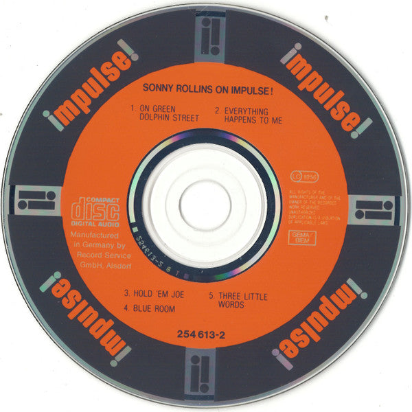 Sonny Rollins : On Impulse! (CD, Album, RE, RM)