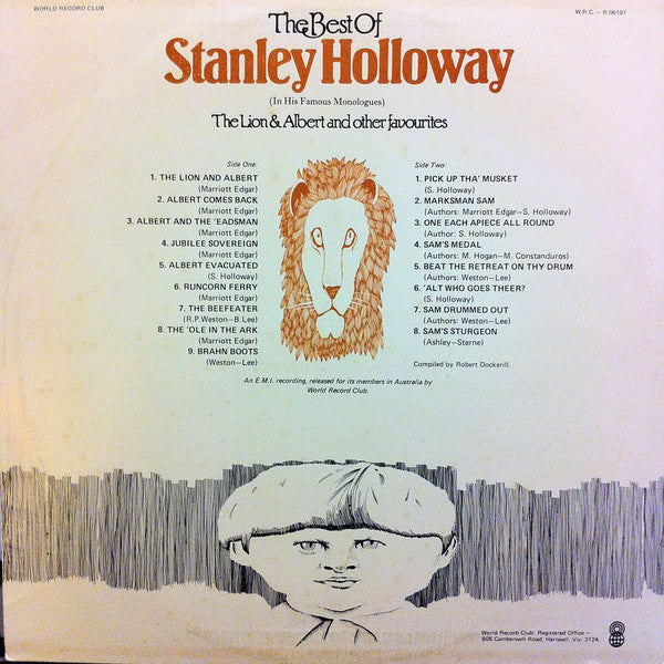 Stanley Holloway : The Best Of Stanley Holloway. The Lion & Albert And Other Favourites (LP, Comp, Mono, Club)