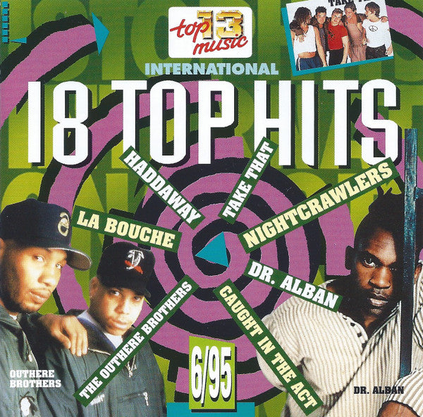 Various : 18 Top Hits International 6/95 (CD, Comp, Club)