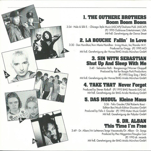 Various : 18 Top Hits International 6/95 (CD, Comp, Club)
