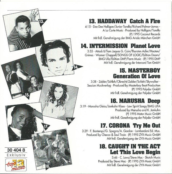 Various : 18 Top Hits International 6/95 (CD, Comp, Club)