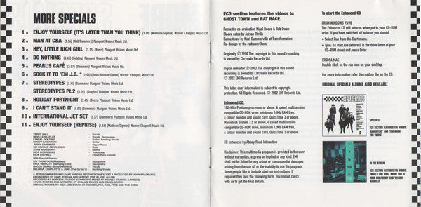 The Specials : More Specials (CD, Album, Enh, RE, RM)