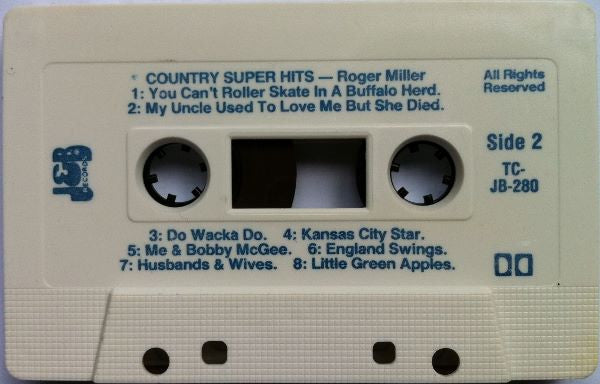 Roger Miller : 16 Country Super Hits (Cass, Comp)