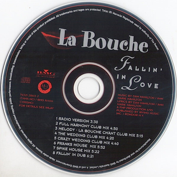 La Bouche : Fallin' In Love (CD, Maxi)