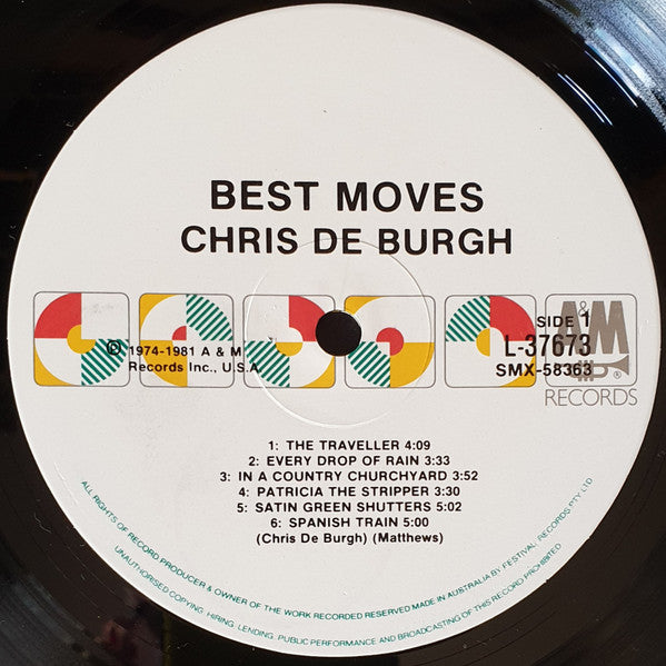 Chris de Burgh : Best Moves (LP, Comp)