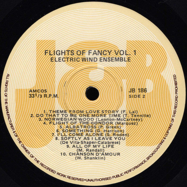 Electric Wind Ensemble : Flights Of Fancy Volume 1 (LP)