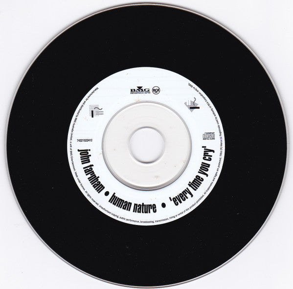 John Farnham, Human Nature : Every Time You Cry (CD, Single)
