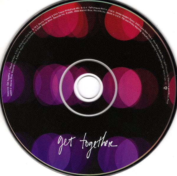 Madonna : Get Together (CD, Maxi, Reg)