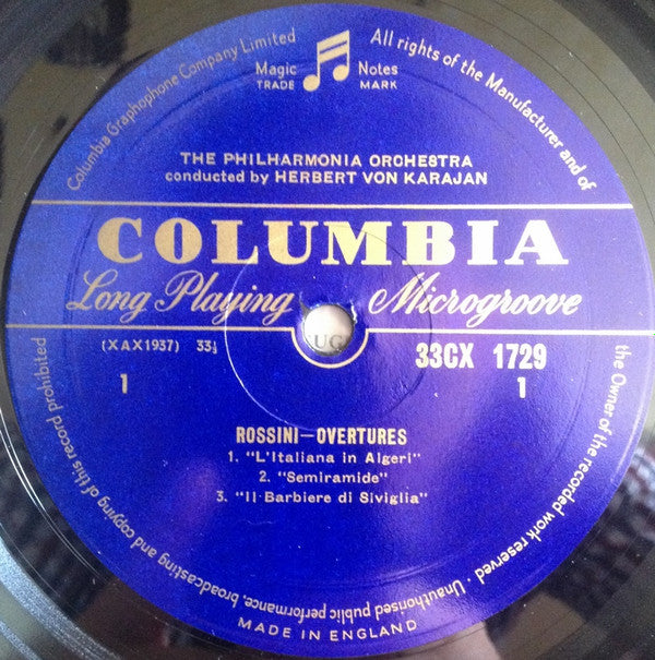 Gioacchino Rossini : Rossini Overtures (LP, Mono)