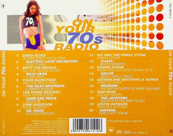 Various : On Your 70's Radio (CD, Comp, TEX)