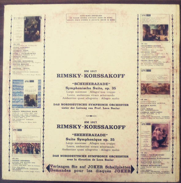Nikolai Rimsky-Korsakov : Scheherazade (LP, Album)