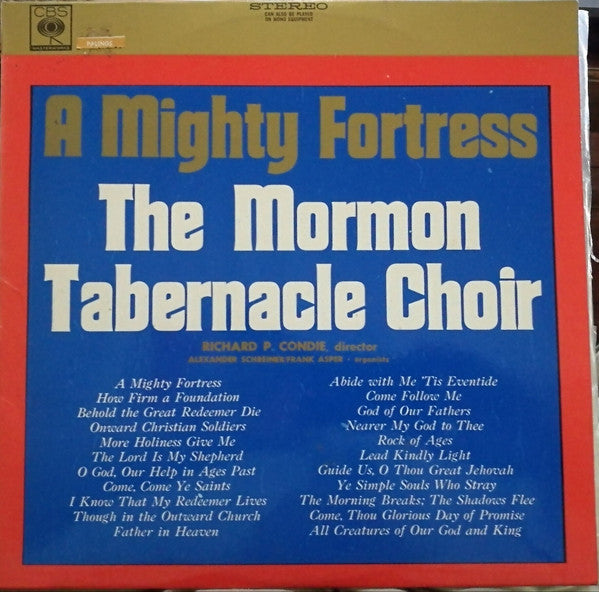 Mormon Tabernacle Choir : A Mighty Fortress (LP)