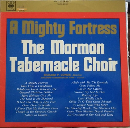 Mormon Tabernacle Choir : A Mighty Fortress (LP)