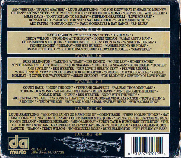 Various : The Original Jazz Masters Series Volume One (5xCD, Comp)