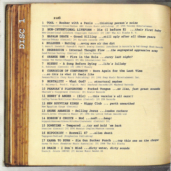 Various : Thirteen (Triple J The Three Hours Of Power Mind Over Metal) (2xCD, Comp)