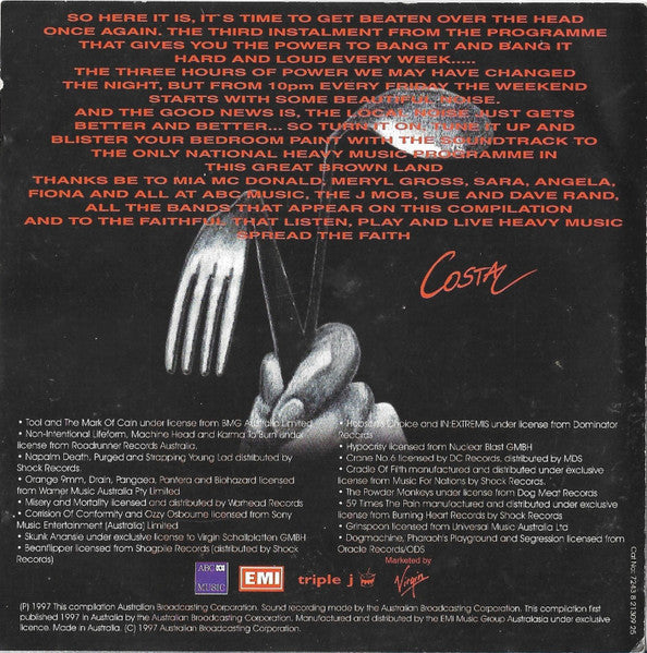 Various : Thirteen (Triple J The Three Hours Of Power Mind Over Metal) (2xCD, Comp)
