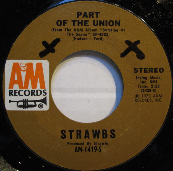 Strawbs : Part Of The Union (7", Single)