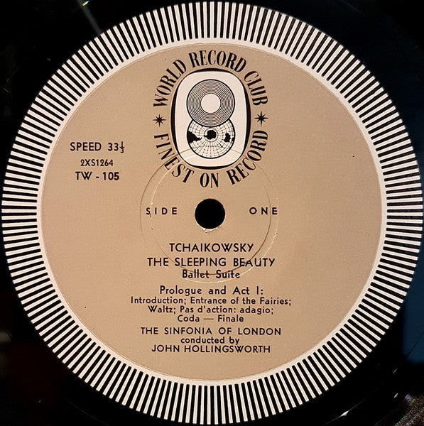 Tchaikovsky*, The Sinfonia Of London* Conducted By John Hollingsworth : Sleeping Beauty Ballet Suite (LP, Album, Mono, Club)