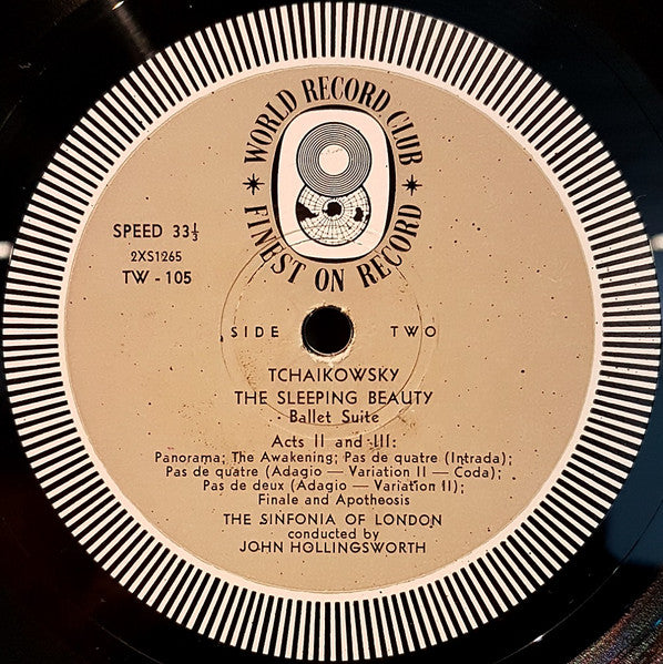 Tchaikovsky*, The Sinfonia Of London* Conducted By John Hollingsworth : Sleeping Beauty Ballet Suite (LP, Album, Mono, Club)